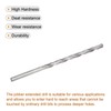 sourcing map Spiral Drill Bit High Speed Steel Extra Long