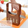 Bread Slicer, Adjustable Toast Slicer Toast Cutting Guide Foldable Compact