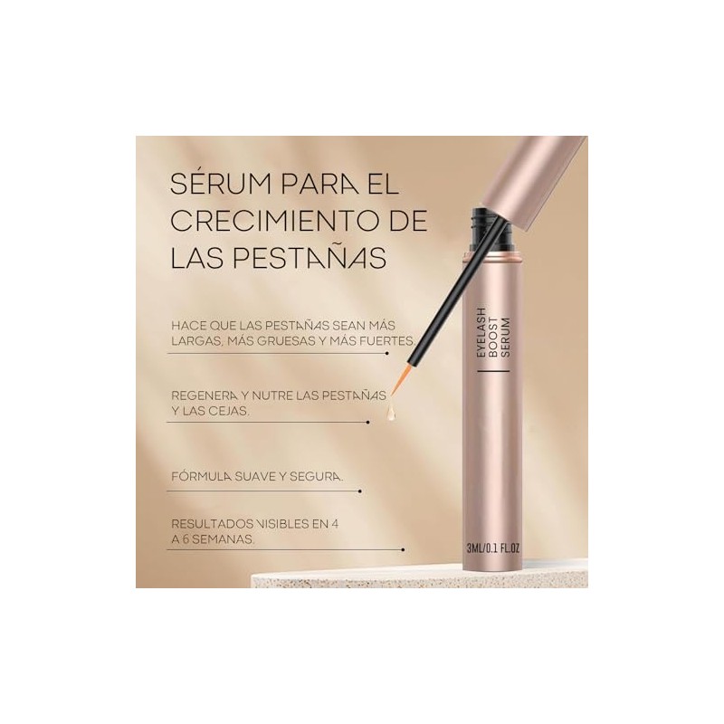 Serum Pestañas Potenciador Eyelash Growth Serum with Keratin, Biotin Vitamin