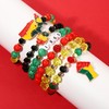 ANGLESJELL African Bracelets Beaded Stretch Bracelet for Women Sparkling Queen