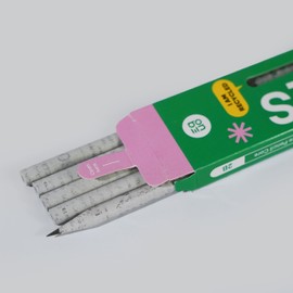 Equo Recycled Newspaper Pencils (Pack of 5) - 100% Eco Friendly, Earth Friendly Pencil, Non Toxic Wood Free Pencil, 2B Pencil