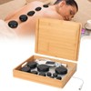 OnVisit Hot Stone Massage Set with Warmer Kit, 10 PCS