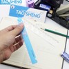 TAOSHENG 30-CM Foldable Plastic Ruler, Cute Folding Geometric Stationary Straight