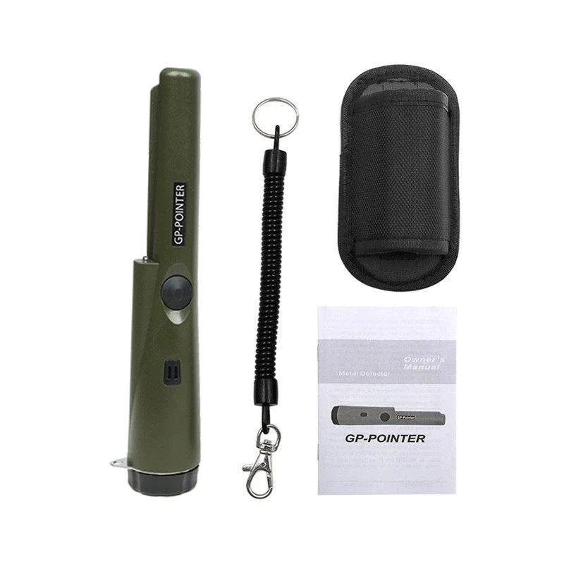Handheld Metal Detector Pinpointer for Treasure Hunting – 360° Side