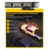 LUMENIX Rooftop Strobe Beacon Lights Bar White Red LED Emergency