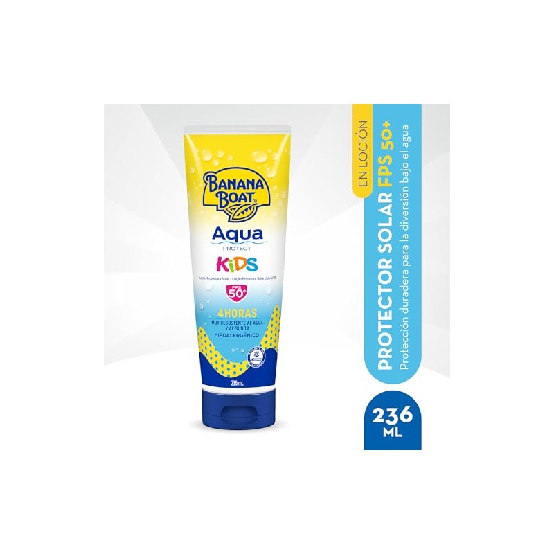 Banana Boat, Protector Solar Aqua Protect Kids 50+ FPS 236