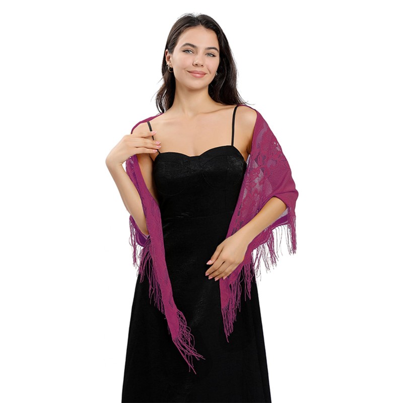 FAIRYGATE Women's Scarves & Wraps Womens Ladies Elegant Lace Shawl