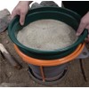 SE 10L Collapsible Bucket with Stand - Lightweight, Portable, 30LB
