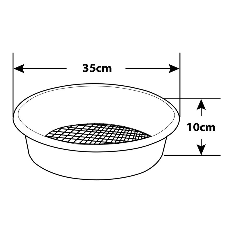 Wham Large Plastic Round Garden Sieve Riddle Riddler Soil Sifter