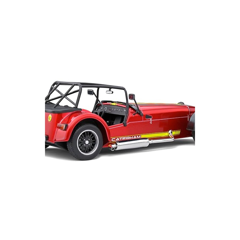 Solido Caterham Seven Model Vehicle 1:18 Red/Yellow
