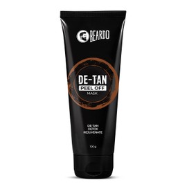 Beardo De-tan Peel off Face mask for Men, 100gm | Facial Mask Purifying and Deep Cleansing for All Skin Types l Removes Dead Cells, Dirt & Retains Natural Glow 3.4 Fl Oz