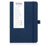 Notes London Luxury Italian style A5 Notebook with Stitched Hardcover,
