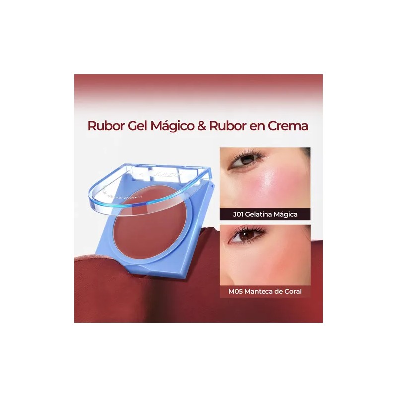Rubor 3 En 1 Labios Mejillas Ojos Natural Glow Maquillaje