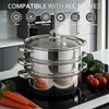 AuFranc® 5 Quart Steamer for Cooking - Stainless Steel Steam