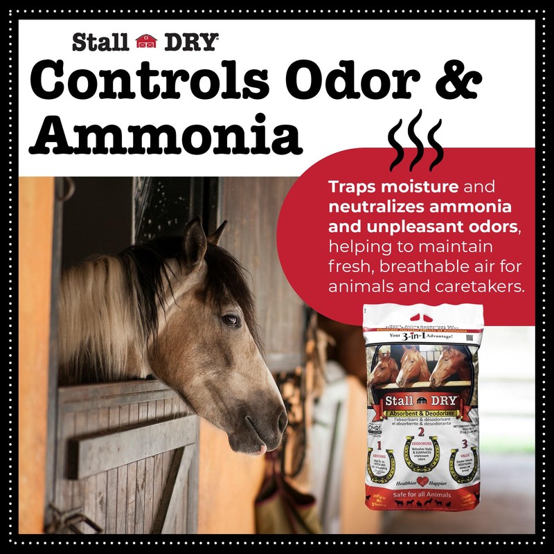 Progressive Planet Stall Dry Absorbent & Deodorizer, 25lbs - Use