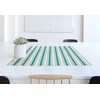 Lashuma Tablecloth Blue High-Quality Square Table Linen 80 x 80