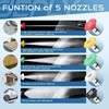 Foam Cannon Dual Connector Accessory, Pressure Washer Double Tip Attachment