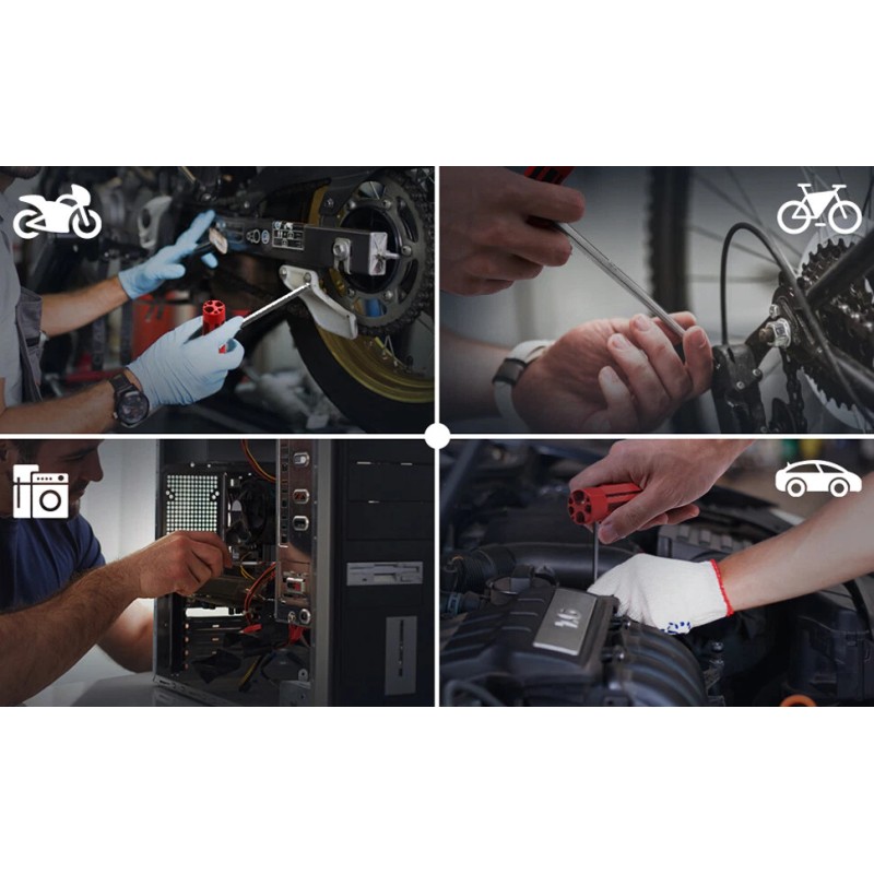 Meterk 35PCS T-Handle Allen Wrench Kit MK51（Included S2 material) K1L4