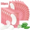50 Pares Parches Empaque Hidrogel Para Ojos Pestañas Mink