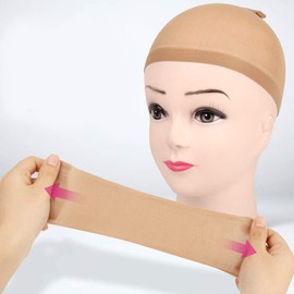 14 Pcs Wig Caps Stocking Wig Cap Ultra Thin Nude Stocking Cap for Wigs for holding the wig in place more breathable stretchy One Size Fits for Women and Men