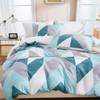 Bedbay Gray and Teal Comforter Set King Size Teal Bedding