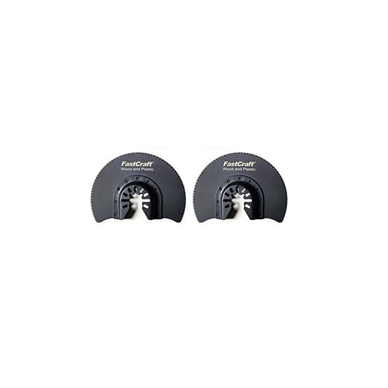 Oscillating Tool Blades - New FastCraft 3pc Half Moon Blades,