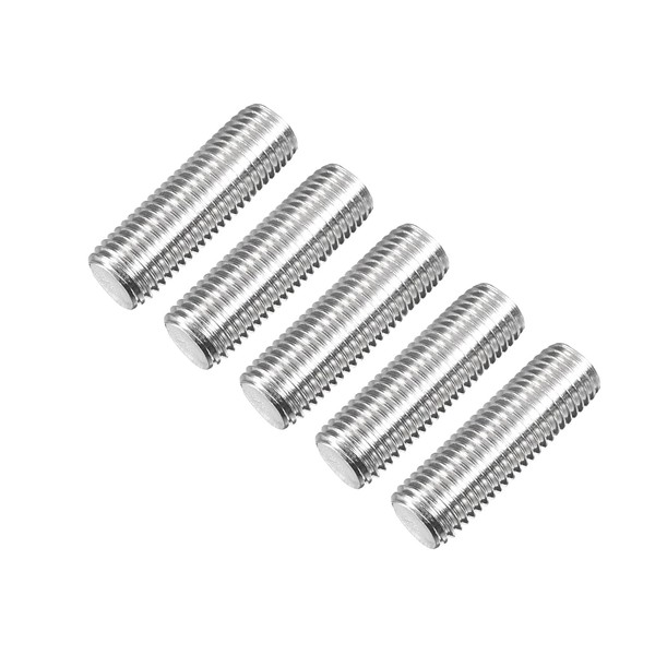 TA-VIGOR 5Pcs M14 x 50mm Fully Threaded Rod, 304 Stainless