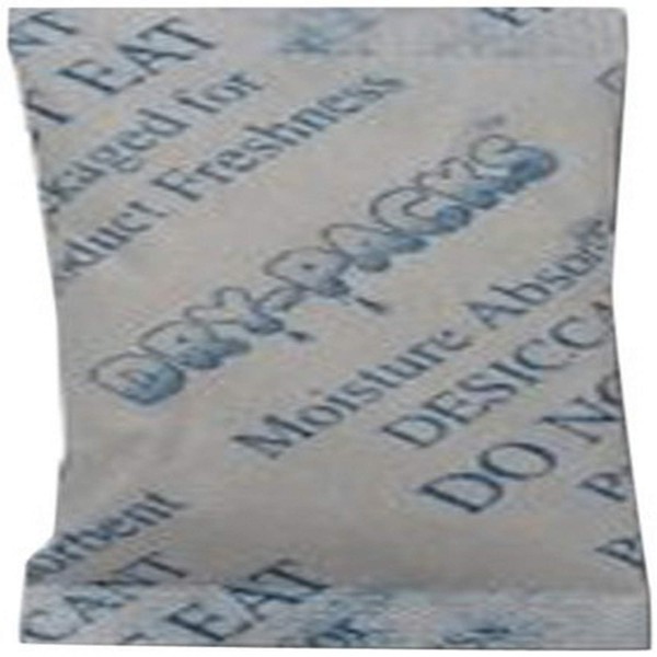 Dry-Packs Absorbent Industries Silica Gel in Cotton Dehumidifier Absorbs Moisture 3/4 Gram 300PK