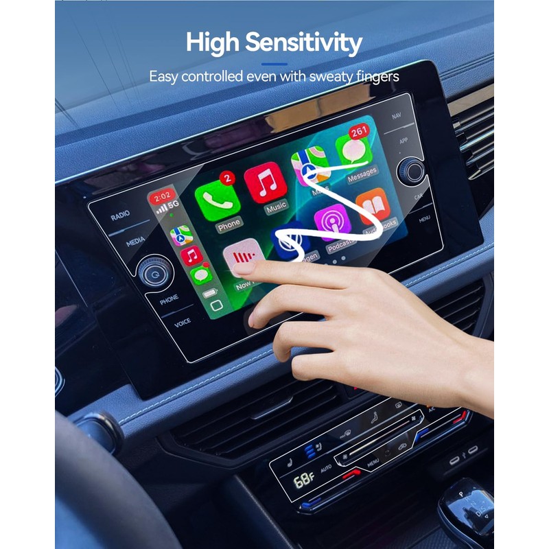 LANTU Car Screen Protector for Volkswagen Jetta 2025 S/SE/SEL/R-Line Accessories
