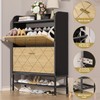 VTRIN Shoe Cabinet for Entryway Shoe Storage Cabinet with 2