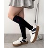 Wigo Hosomi-chan Women's Compression Socks, Antibacterial, Odor Resistant, School Logo,