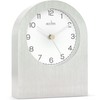 Acctim Sutherland 37077 Brushed Aluminium Table Clock