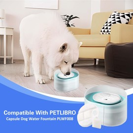 12 Pack Replacement Filters for Petlibro Capsule Dog Water Fountain PLWF008, 6 Month Supply Filter for Dog Water Dispensers