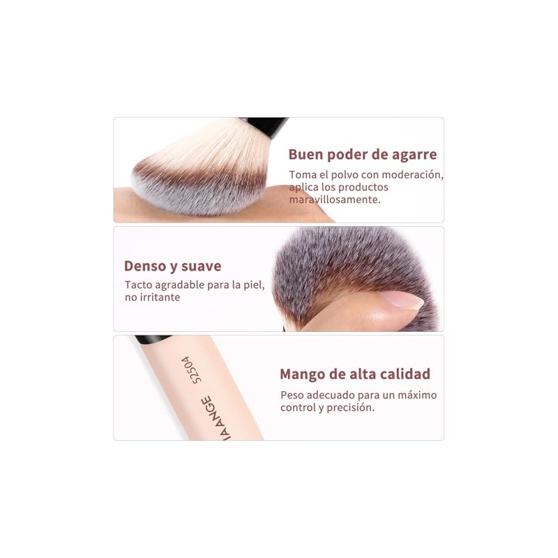 MAANGE Set de Brochas para Maquillaje 4PCS Brochas de Maquillaje