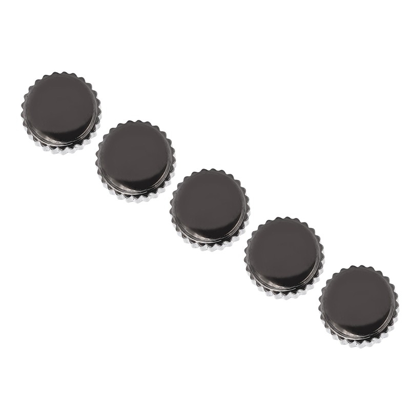 5pcs Steel Watch Crown Watch Head Watchmaker Repairing Parts Replacement