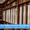 100-Pack Plastic Poster Sleeves, 6x50 Inch Long Plastic Bags &
