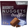 HERSHEYS MILK CHOCOLATE NUGGETS TRUFFLES SHARE PACK STAND UP BAG
