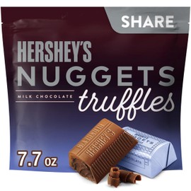 HERSHEYS MILK CHOCOLATE NUGGETS TRUFFLES SHARE PACK STAND UP BAG