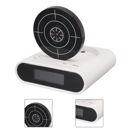 JTLB Gun Alarm Clock-Target Digital Alarm Clock-Shooting Tool Alarm Clock Interesting LED Display Ringtones Customization Modern Target Alarm Clock 5V