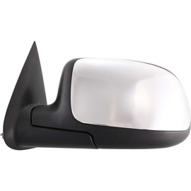 For Chevy Silverado 1500/3500 Classic 2007 Door Mirror Driver and Passenger Side | Pair | Manual | Chrome | Standard Style | Manual-Folding | Replacement For GM1320208, GM1321208 | 615343529486