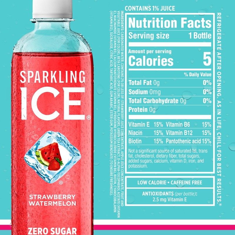 Sparkling Ice Blue Variety Pack, Zero Sugar Sparkling Water, with