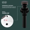 KENES Oil Rubbed Bronze Pop Up Bathroom Sink Drain with