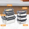 BEFOY Stainless Steel Food Storage Containers with Lids Airtight Bento