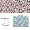 Vnaaem 3D Christmas Wrapping Paper Silver Snowflake and Candy Cane