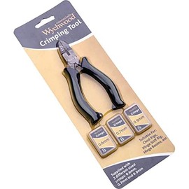 Wychwood Carp Fishing Crimping Tool Pliers With 3 Packs Crimps 0.6Mm 0.7Mm 0.9Mm