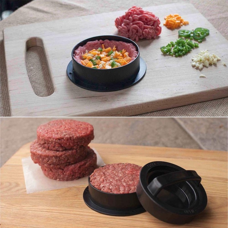TopHomer 3 in 1 Burger Press Hamburger Maker, Non Stick