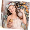 Beavorty Cute Cherry Dot Bear Ears Headband for Women Makeup