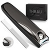 THRAU Scatterproof Nail Clippers, Premium Stainless Steel Nail Clippers, For