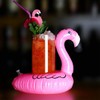 Sarini Inflatable Flamingo Drink Holder, Water Cup Holder, Inflatable Drink