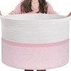 CHICVITA Extra Large Cotton Rope Woven Basket, XXL Throw Blanket